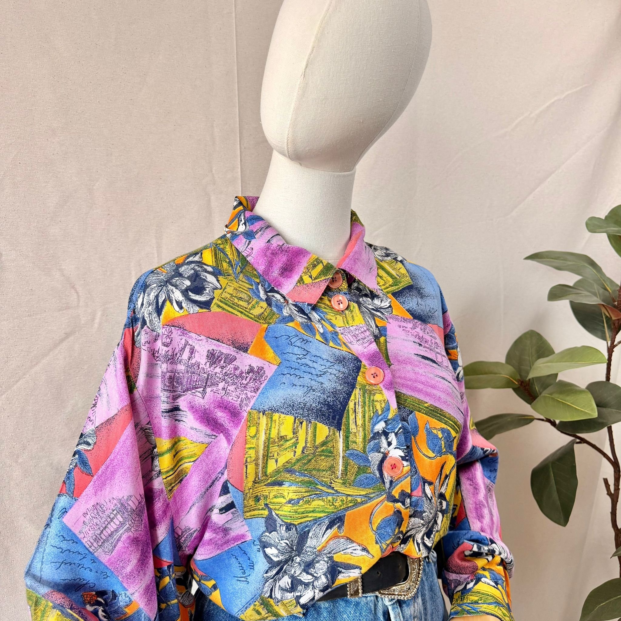 Colorful Floral Long Sleeve Shirt — 5