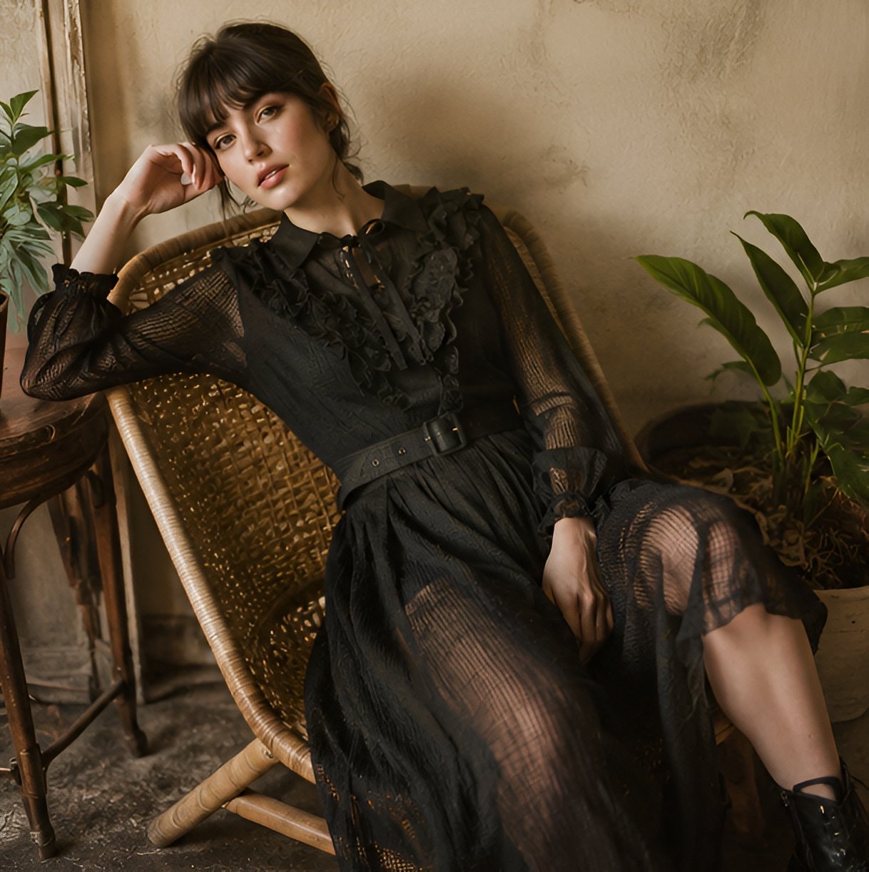 Black Gothic Lolita Dress — 11