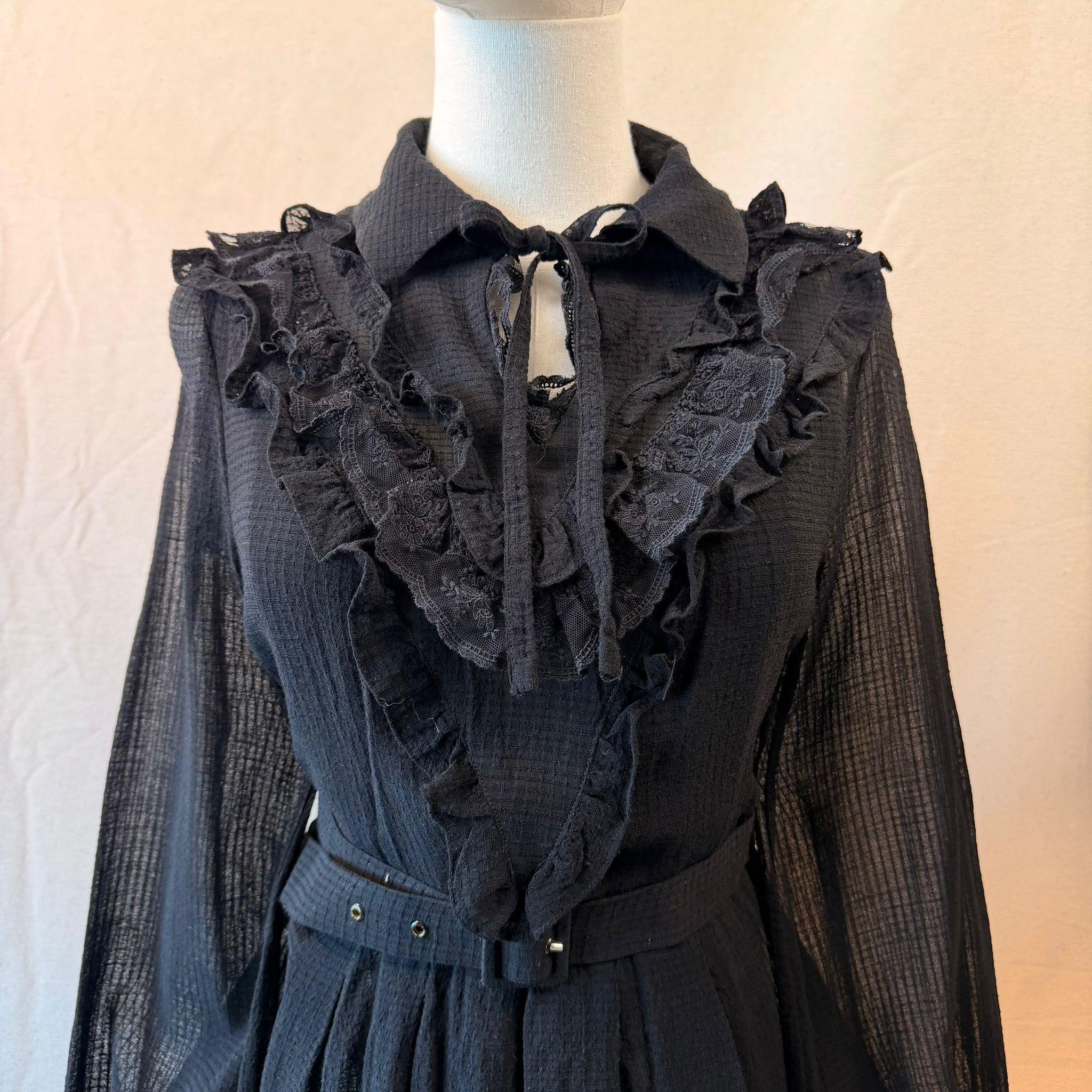 Black Gothic Lolita Dress — 5