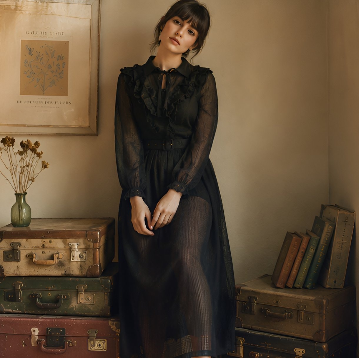 Black Gothic Lolita Dress — 10