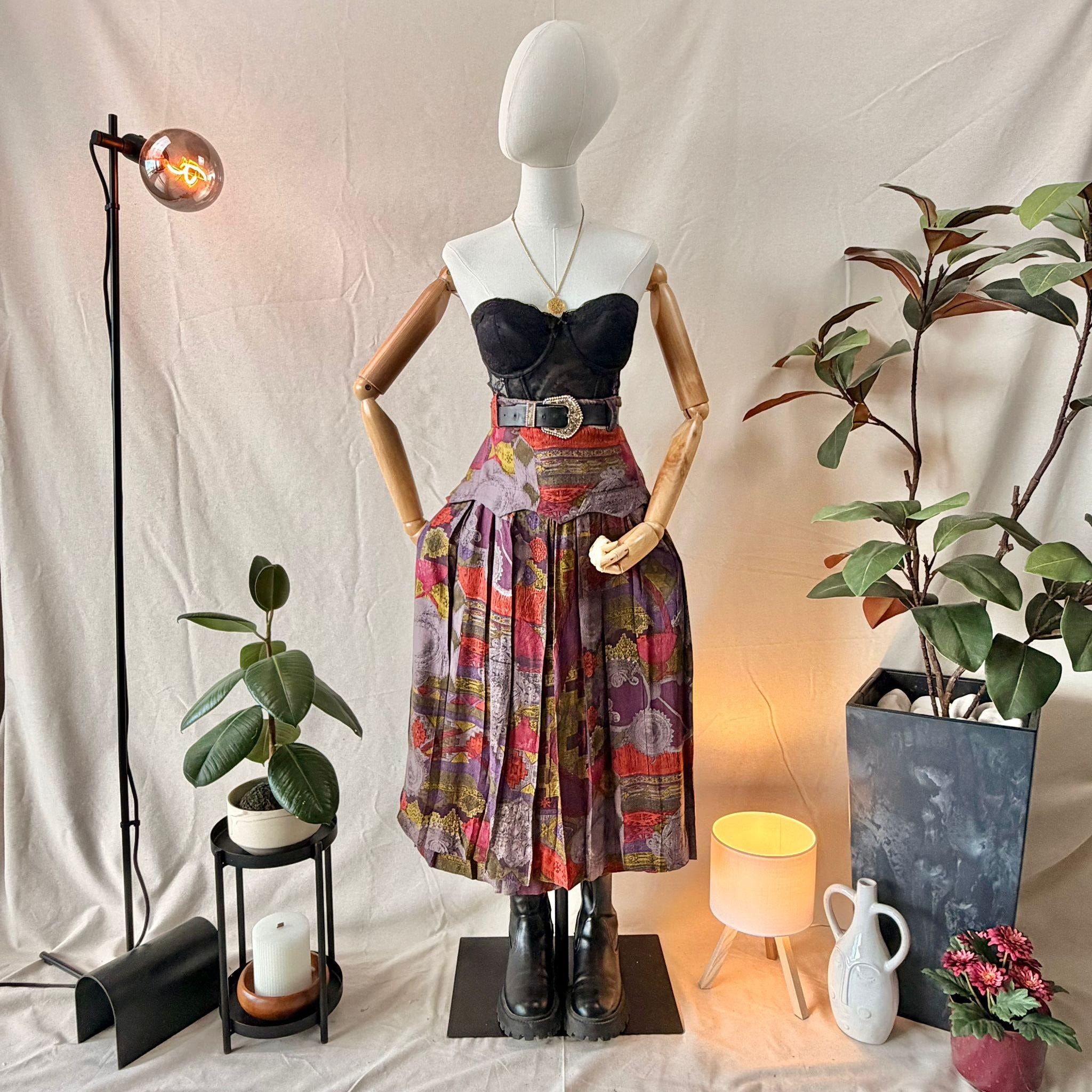 Vintage Light Midi Skirt