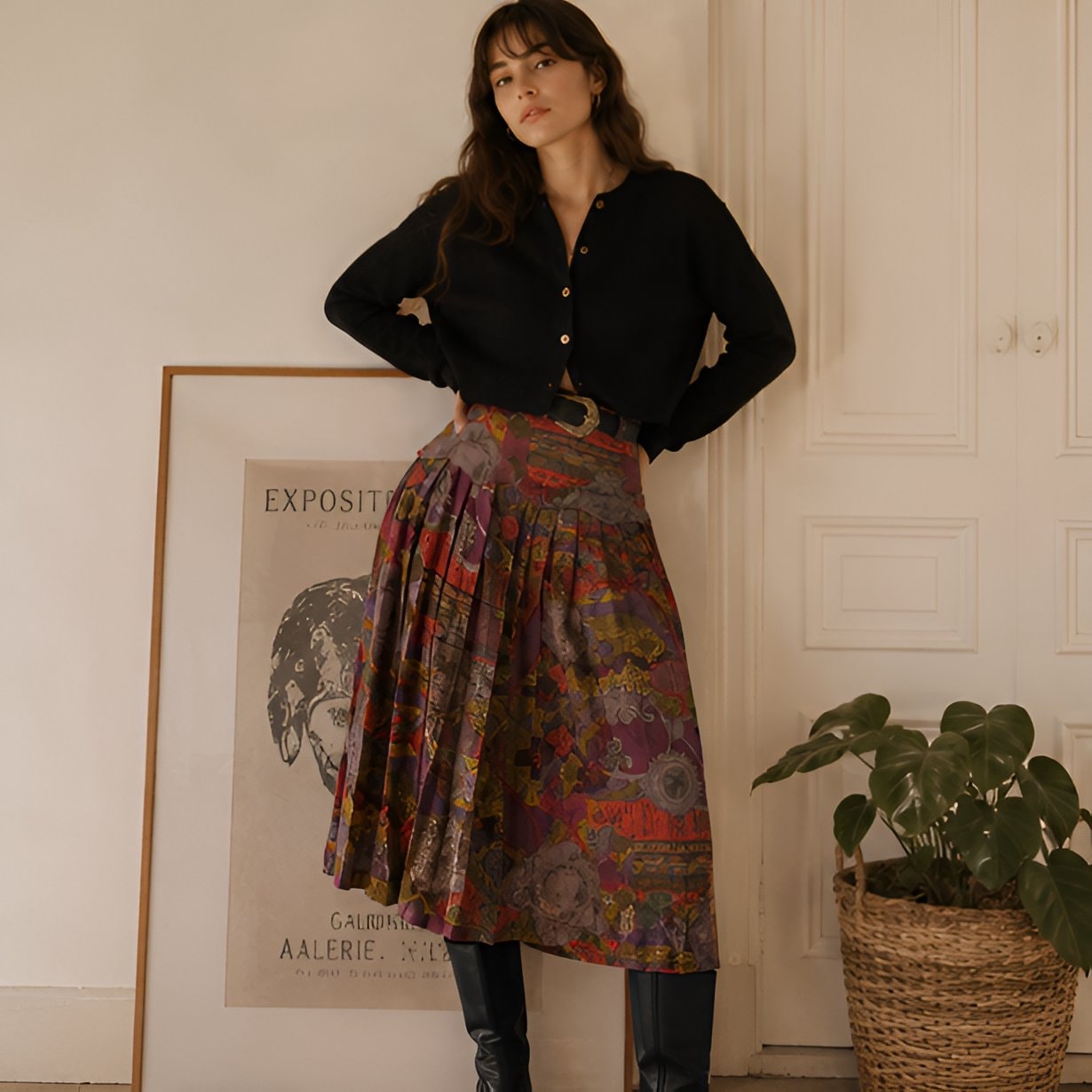 Vintage Light Midi Skirt — 7