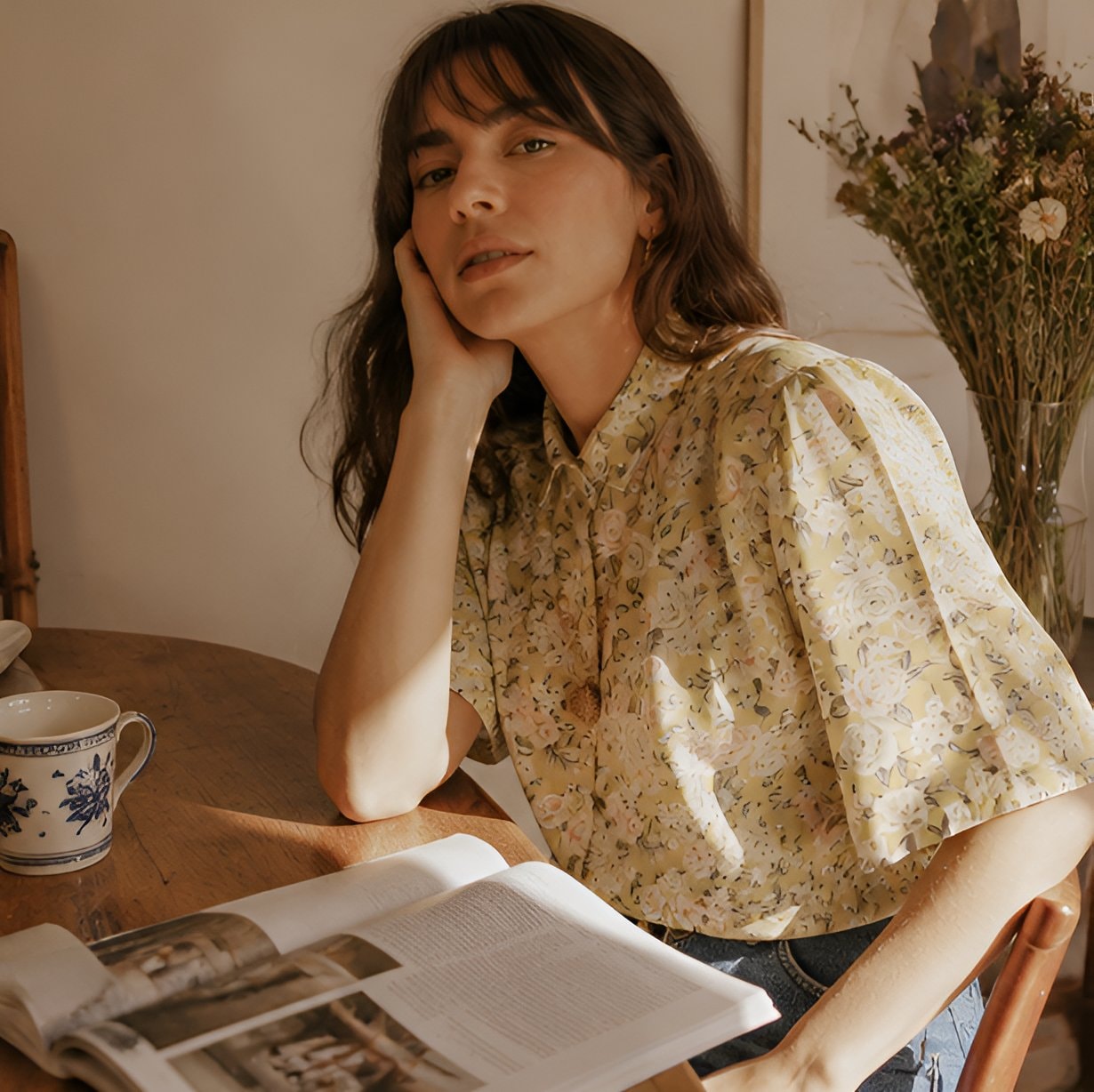 Floral Short Sleeve Shirt — 8