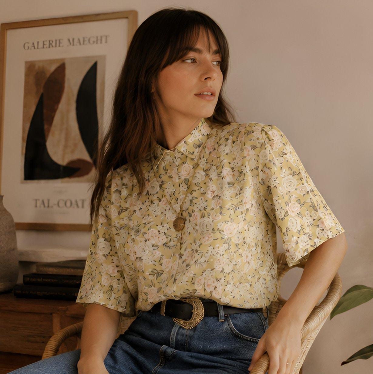 Floral Short Sleeve Shirt — 10