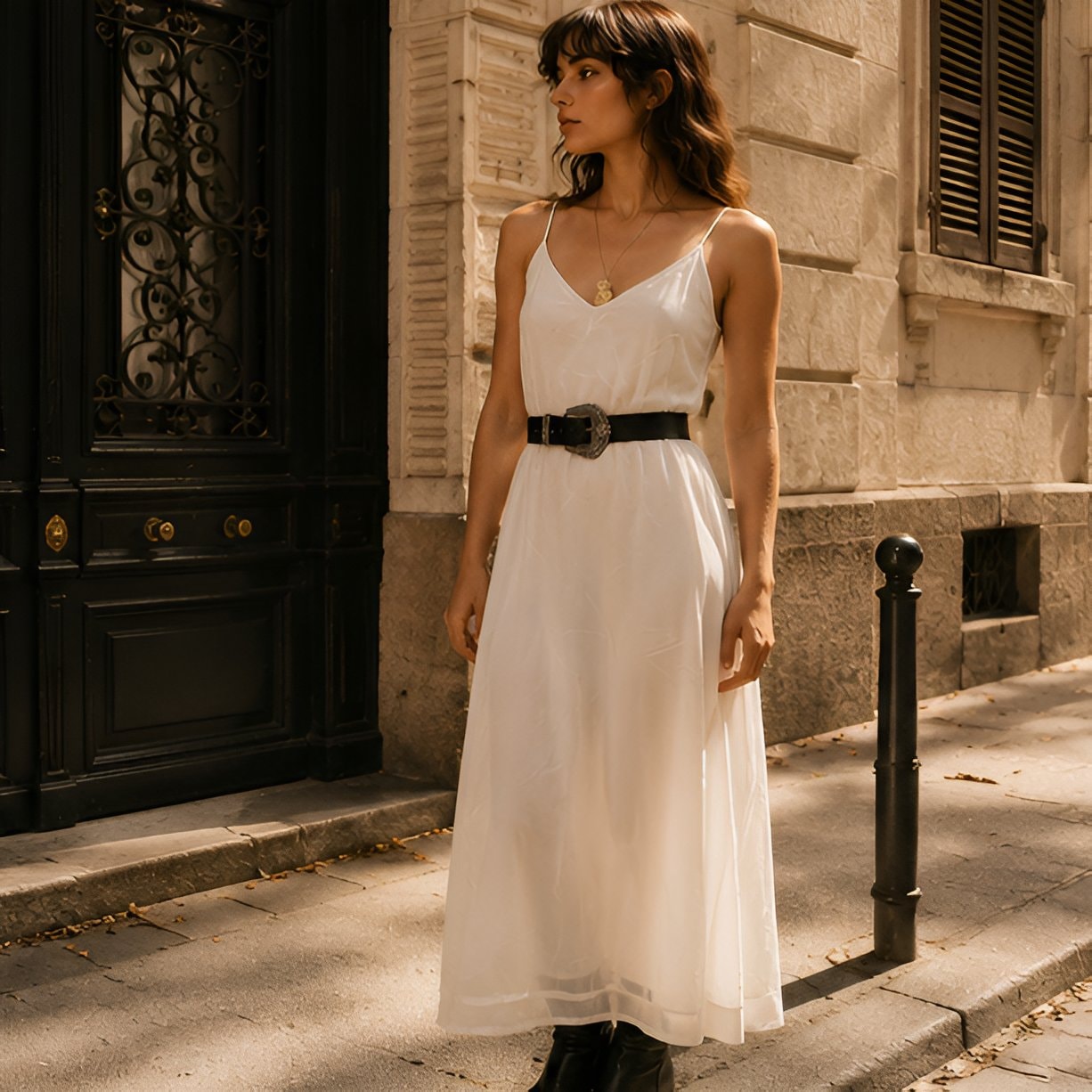 Sheer Long Dress — 9