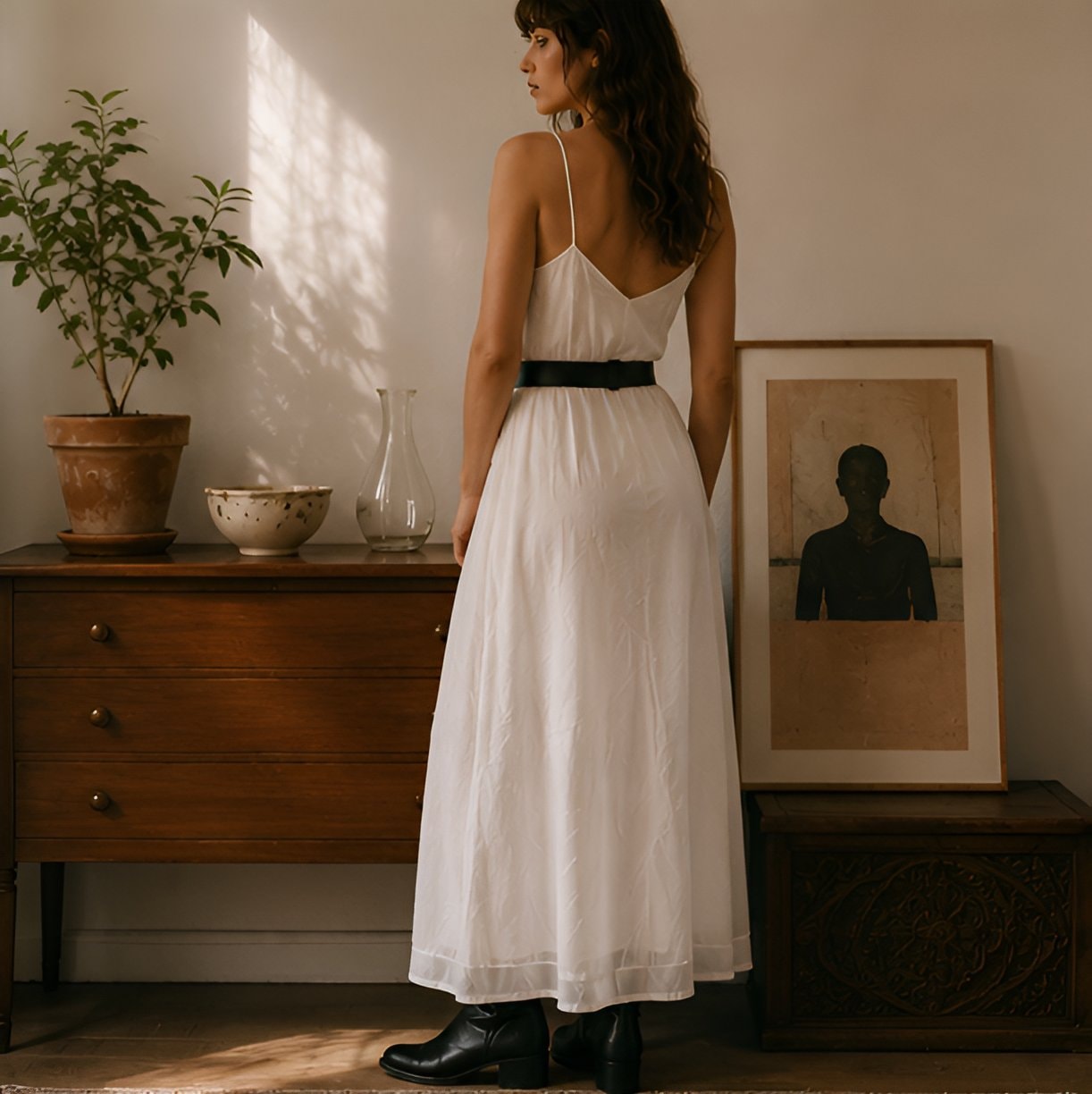 Sheer Long Dress — 10