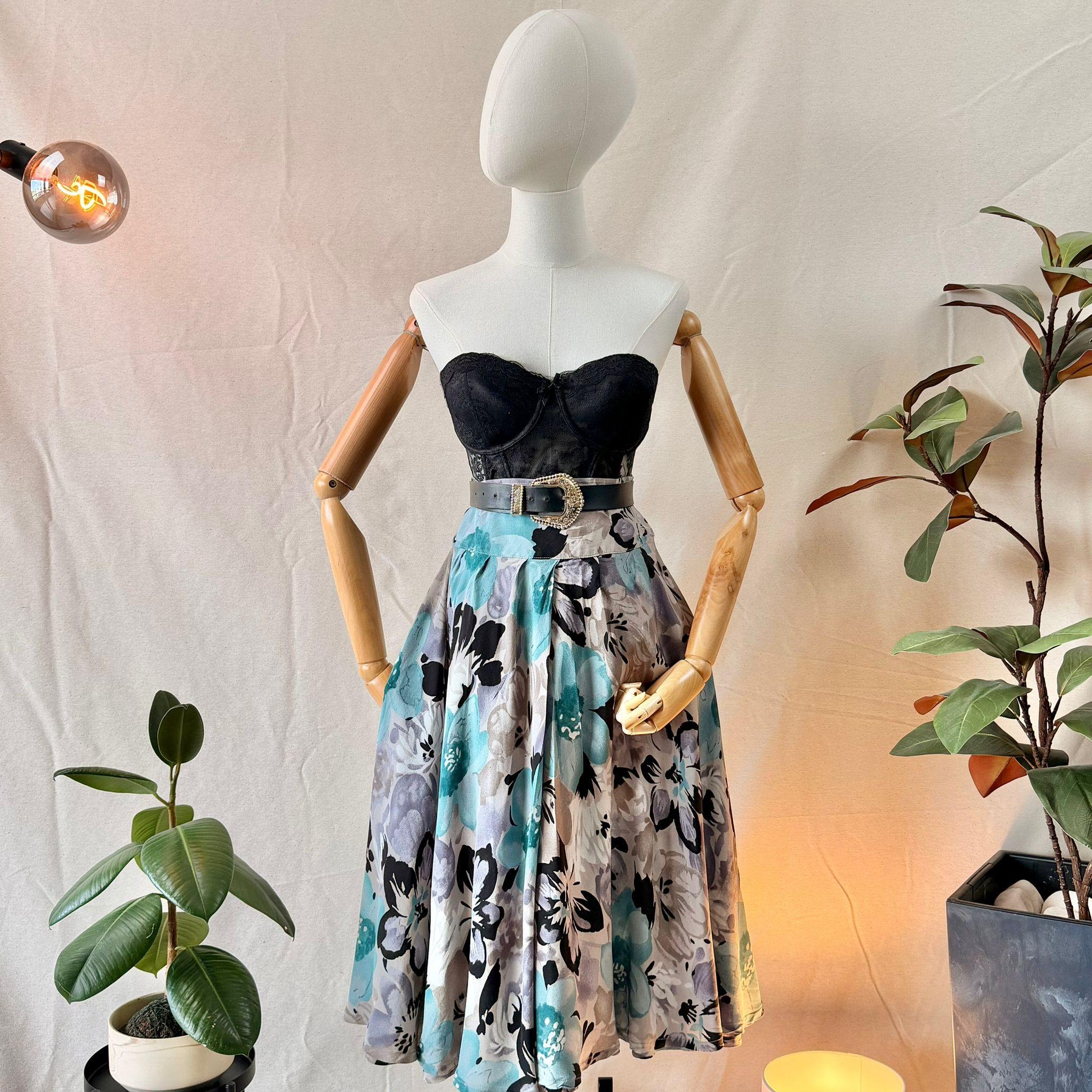 Floral Print Midi Skirt — 2