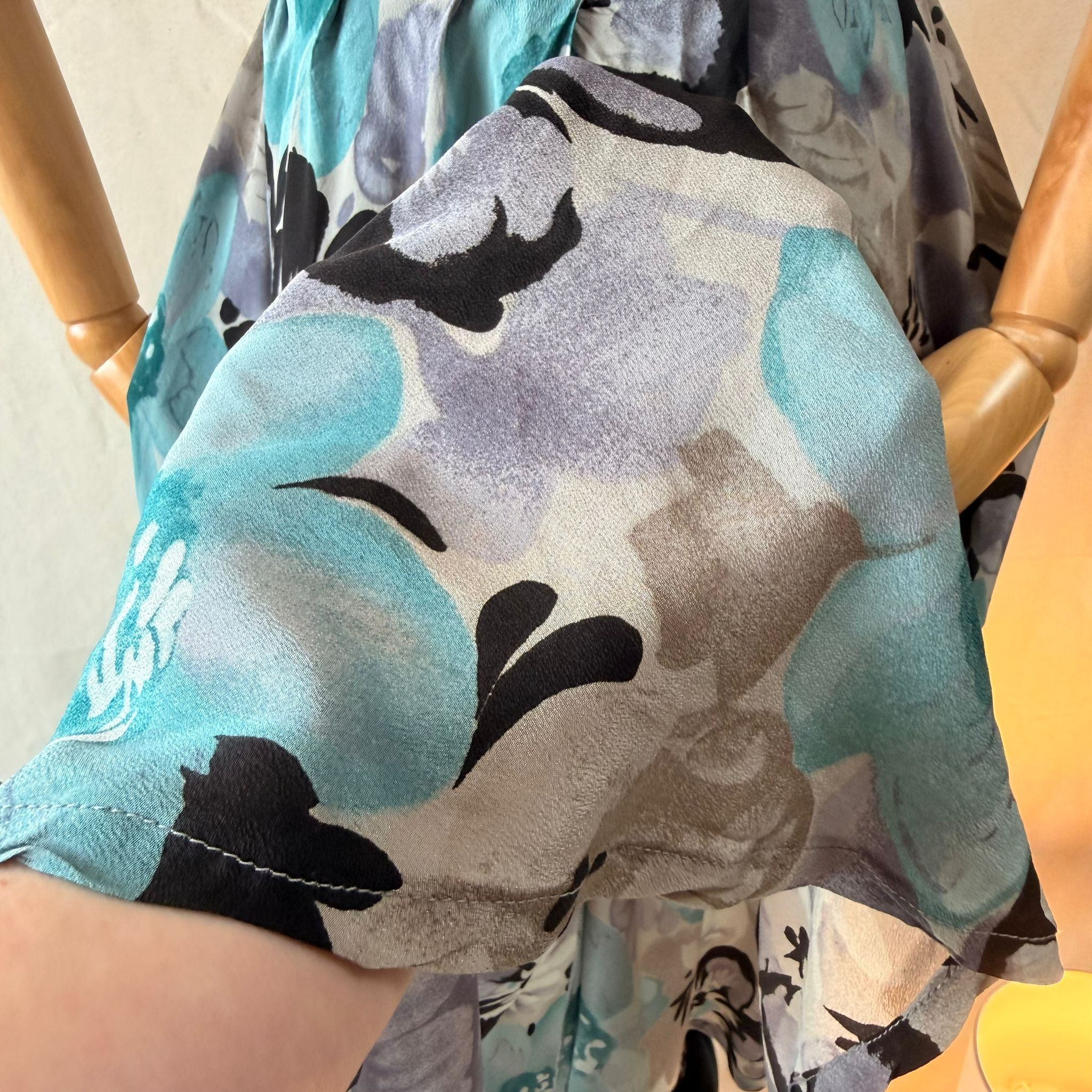 Floral Print Midi Skirt — 3