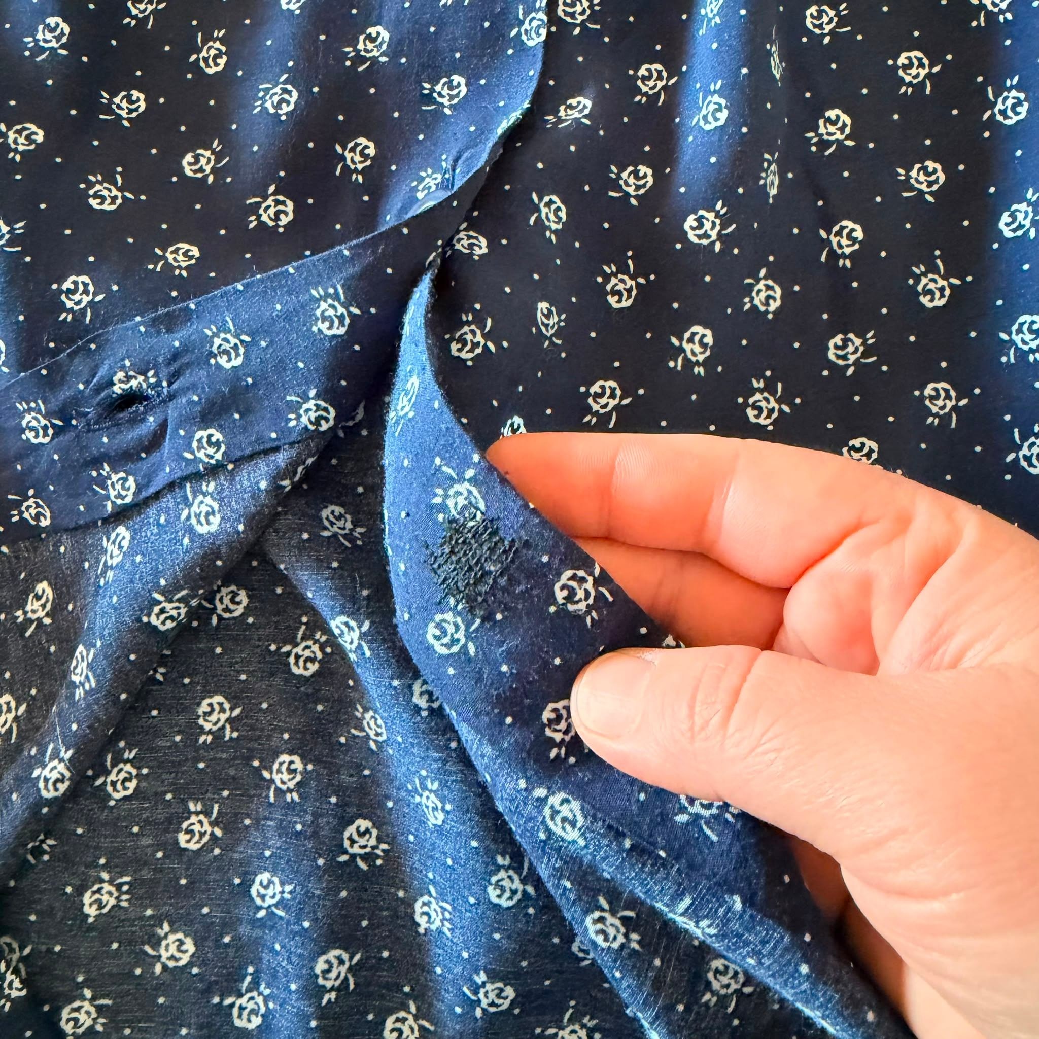 90s Blue Midi Skirt — 5