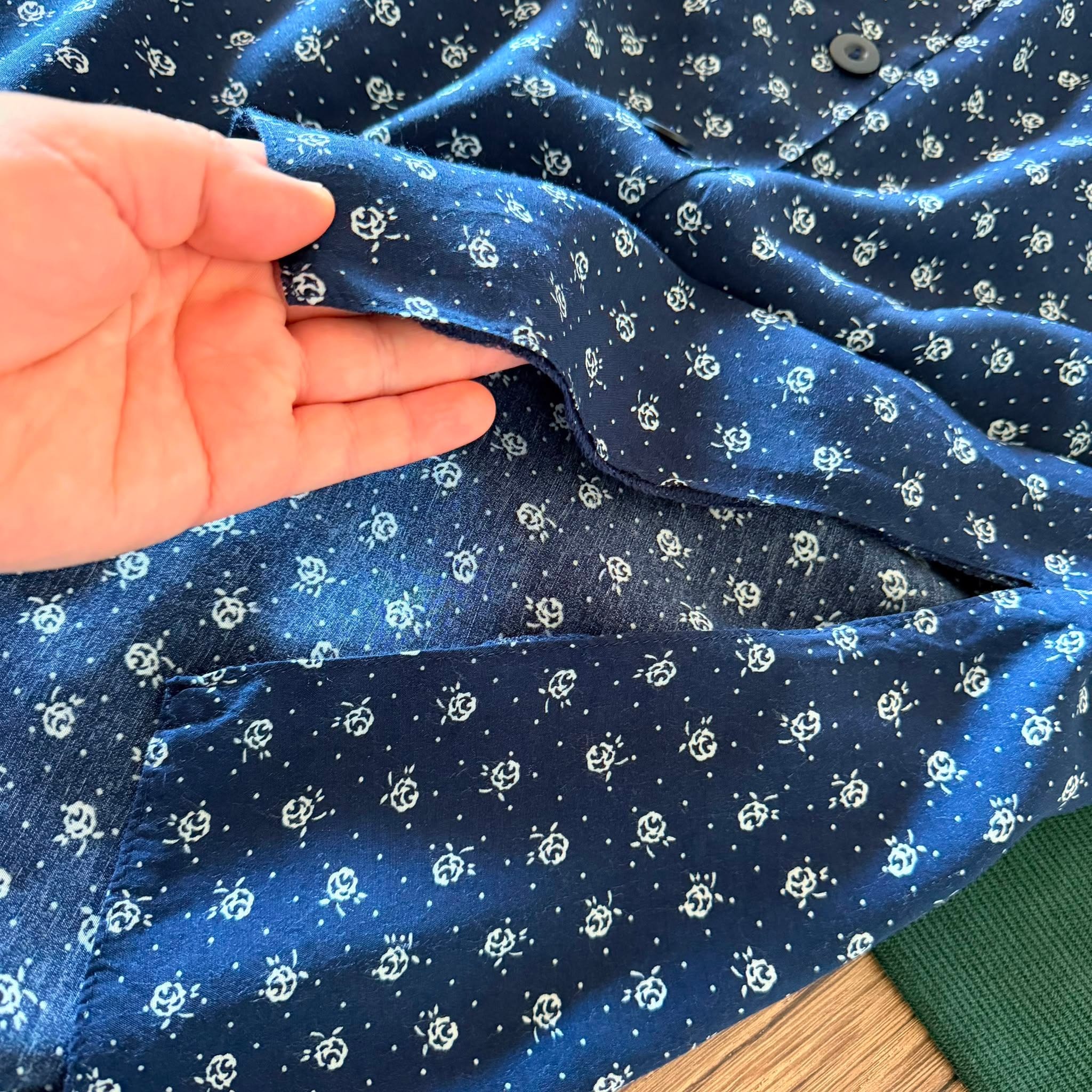 90s Blue Midi Skirt — 3