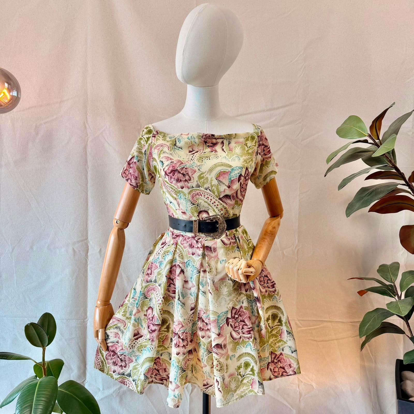 60s Floral Short Dress — 2