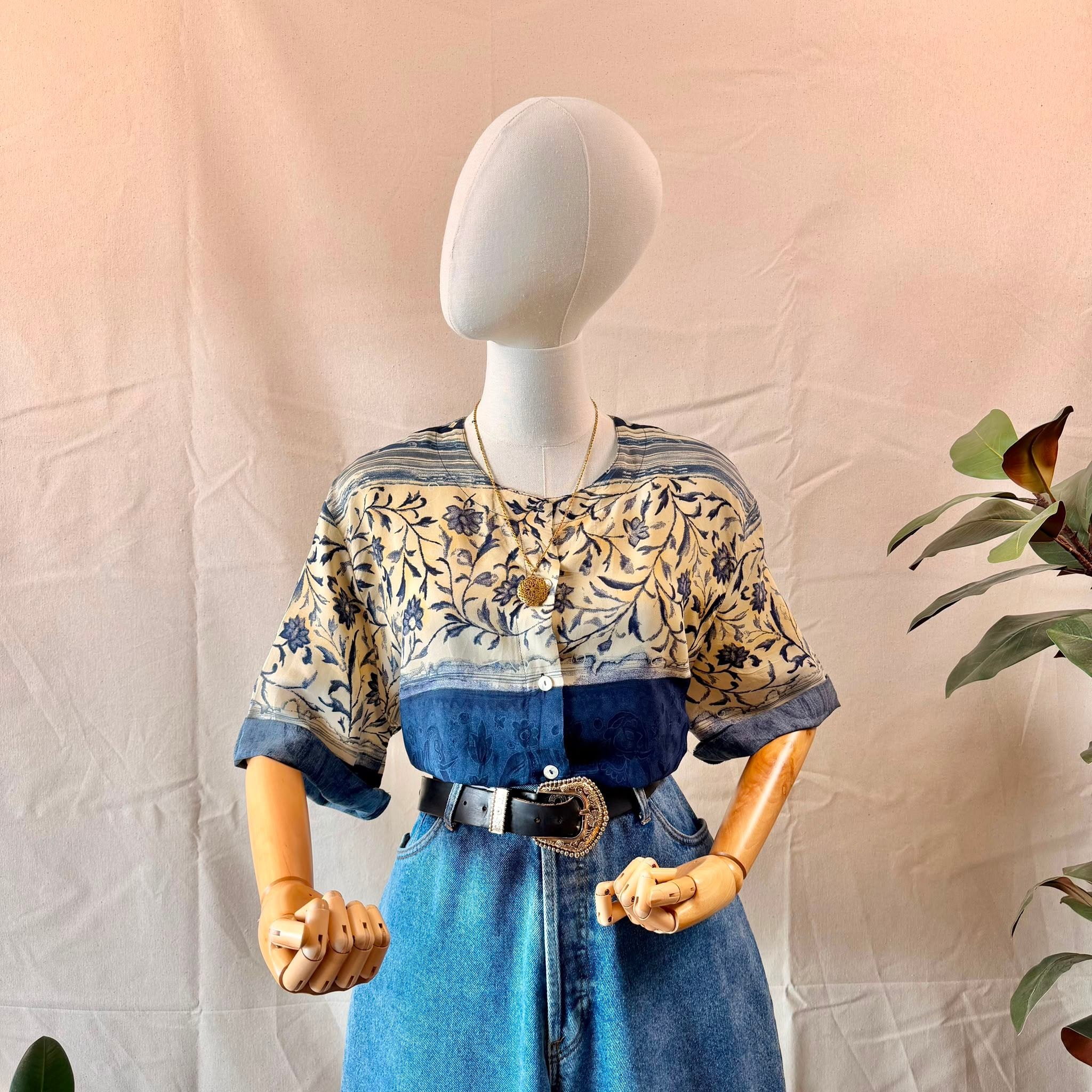 Vintage Oversized Printed Shirt