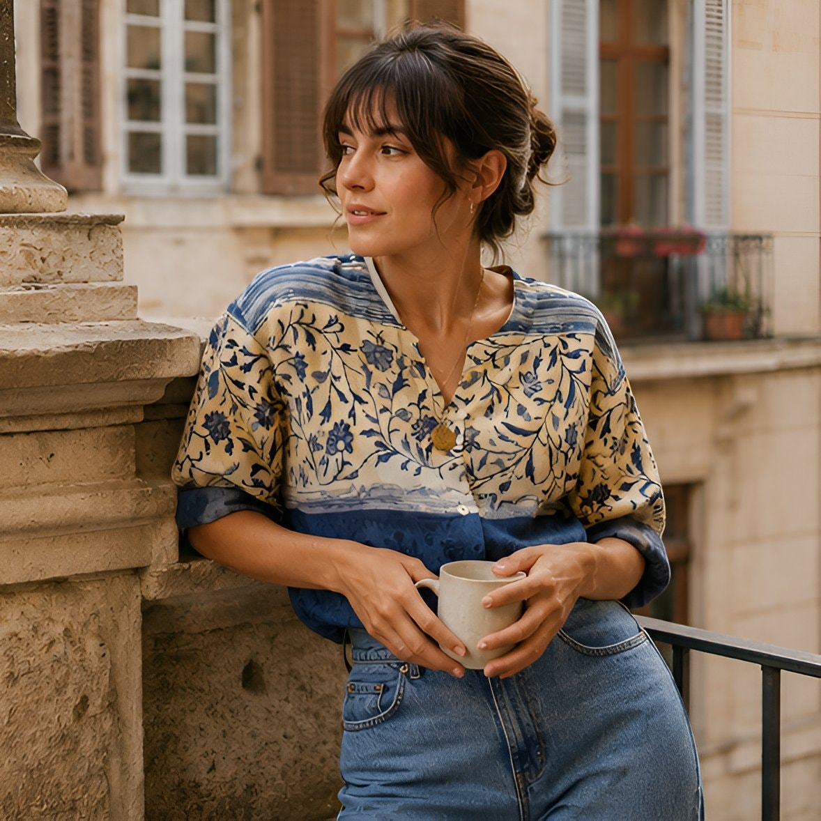 Vintage Oversized Printed Shirt — 8