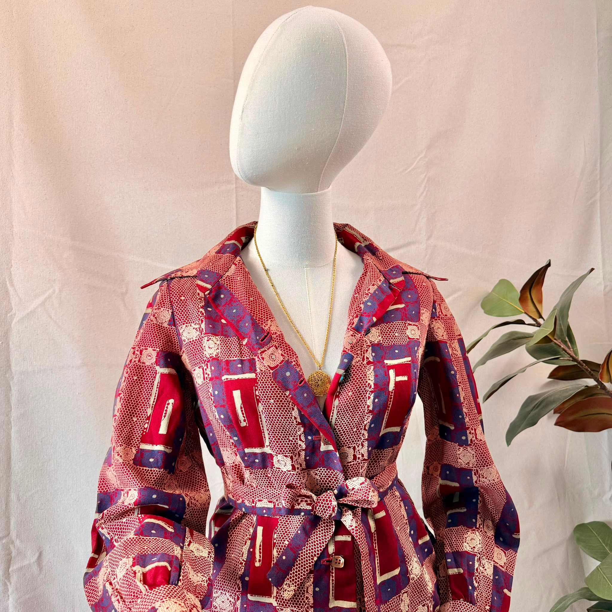 70s Vintage Print Shirt — 7