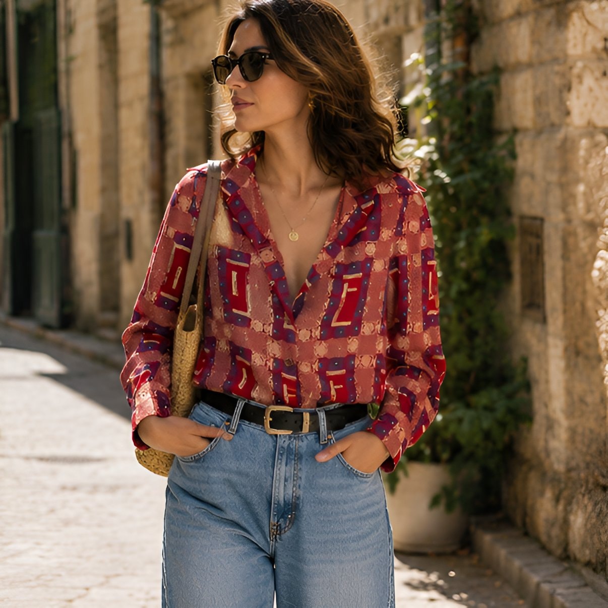 70s Vintage Print Shirt — 11