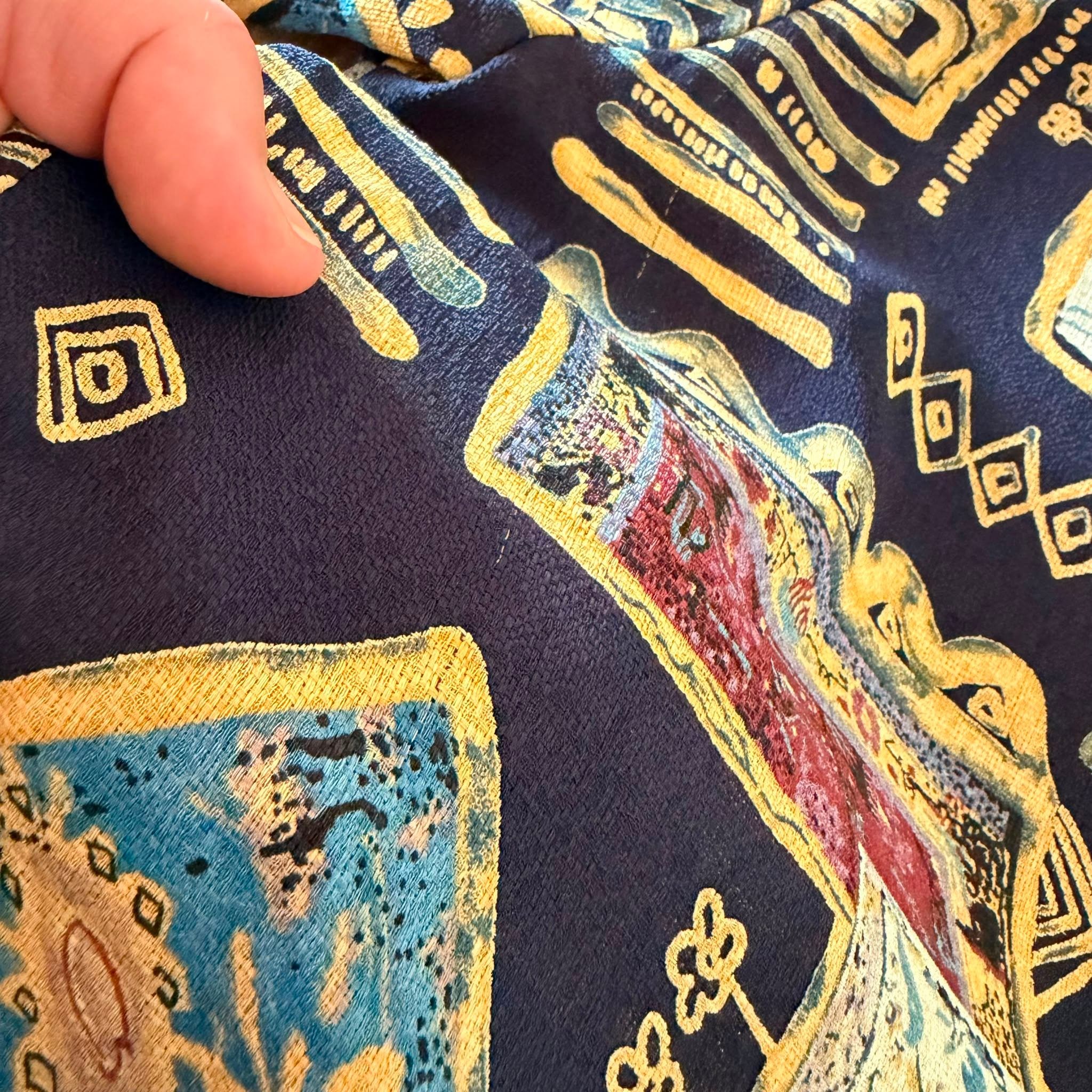 90s Vintage Print Shirt — 7