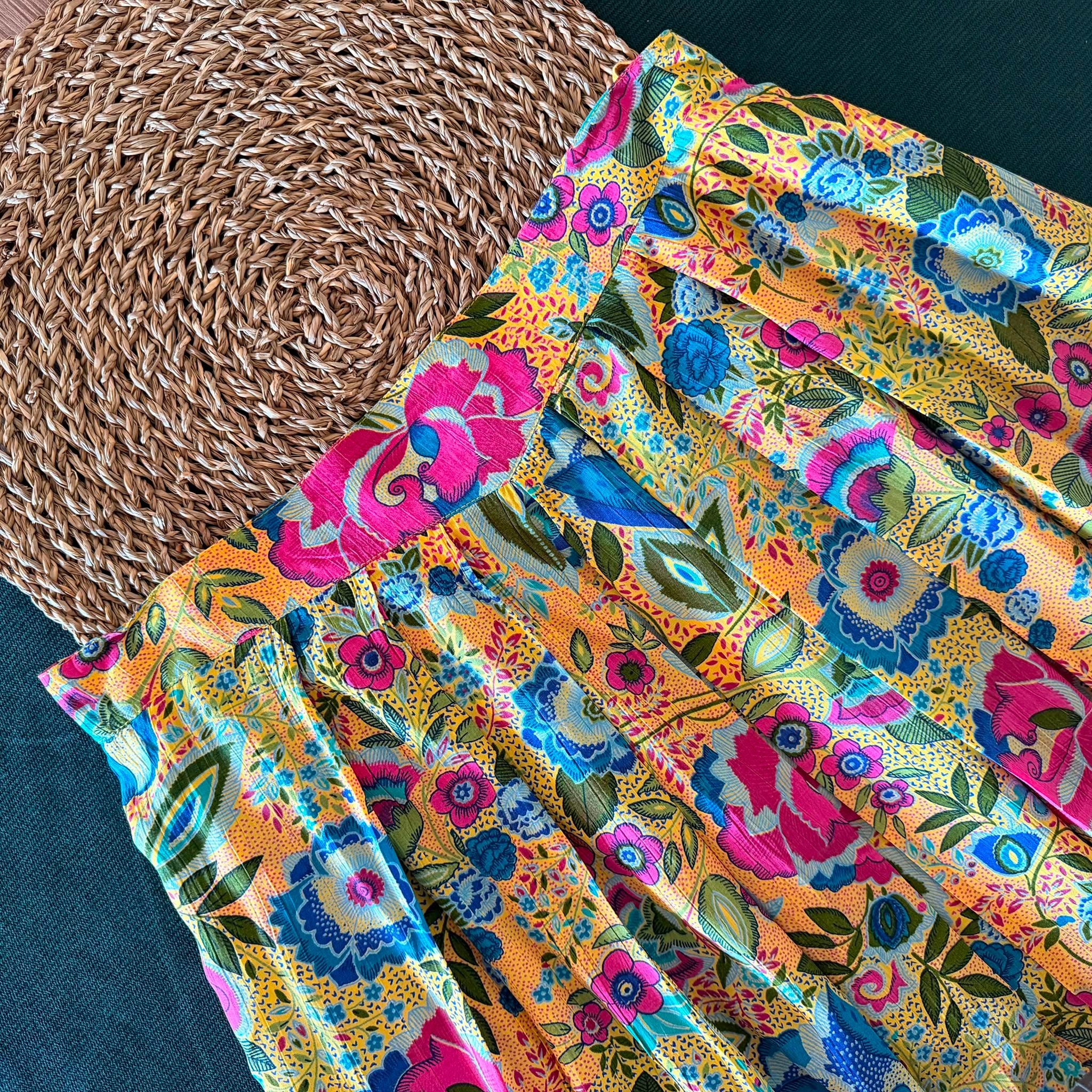 90s Floral Midi Skirt — 4