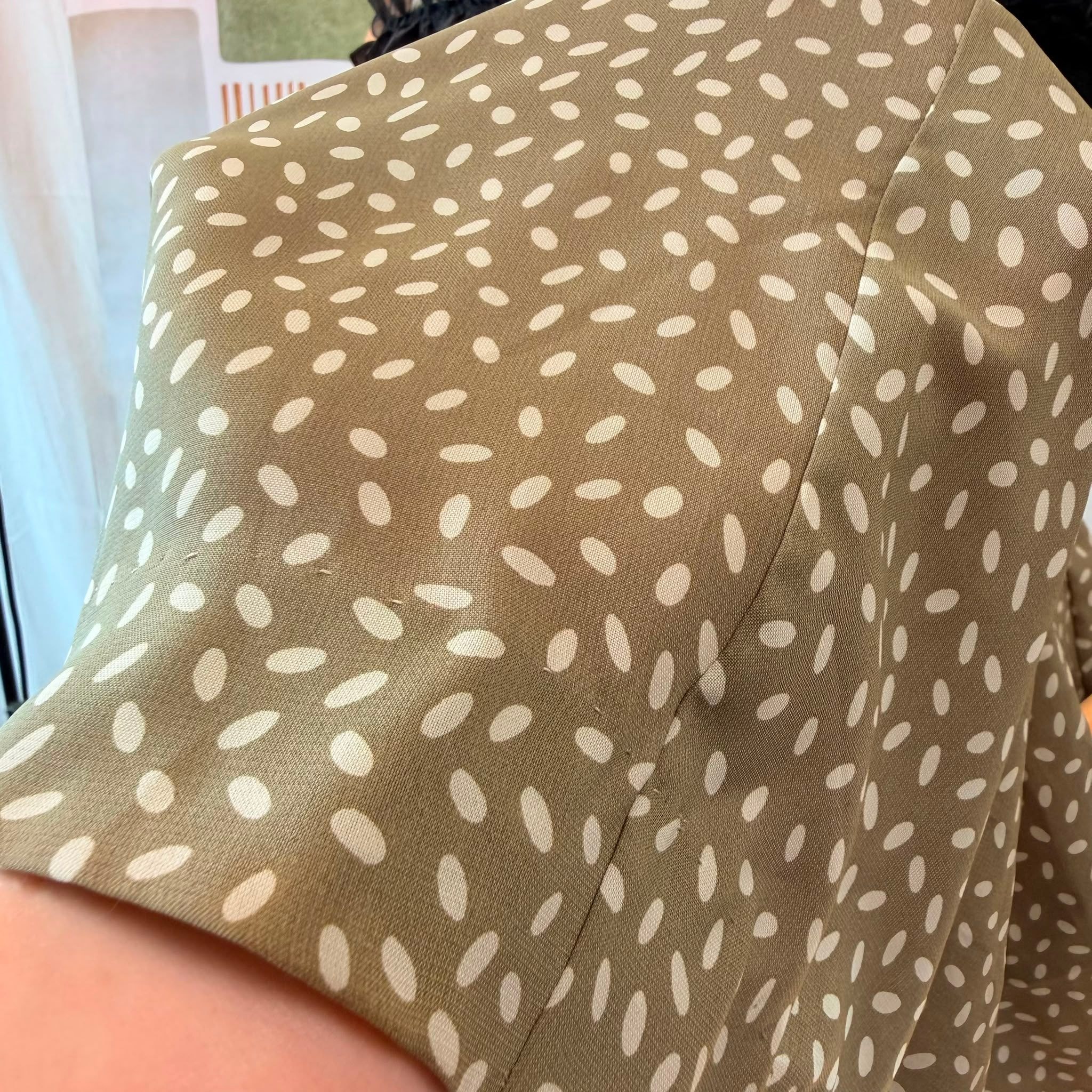 90s Olive Patterned Culottes — 3