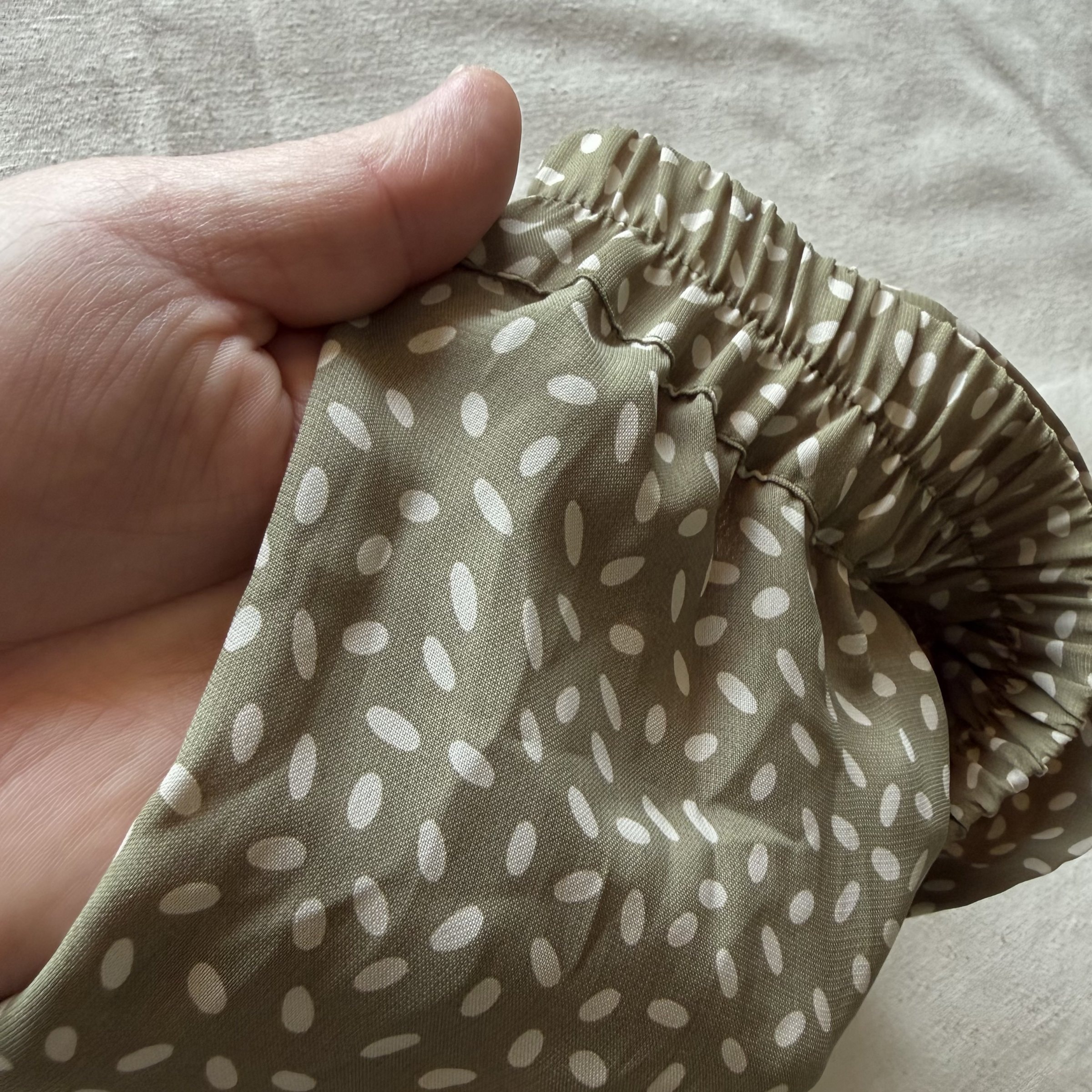 90s Olive Patterned Culottes — 6
