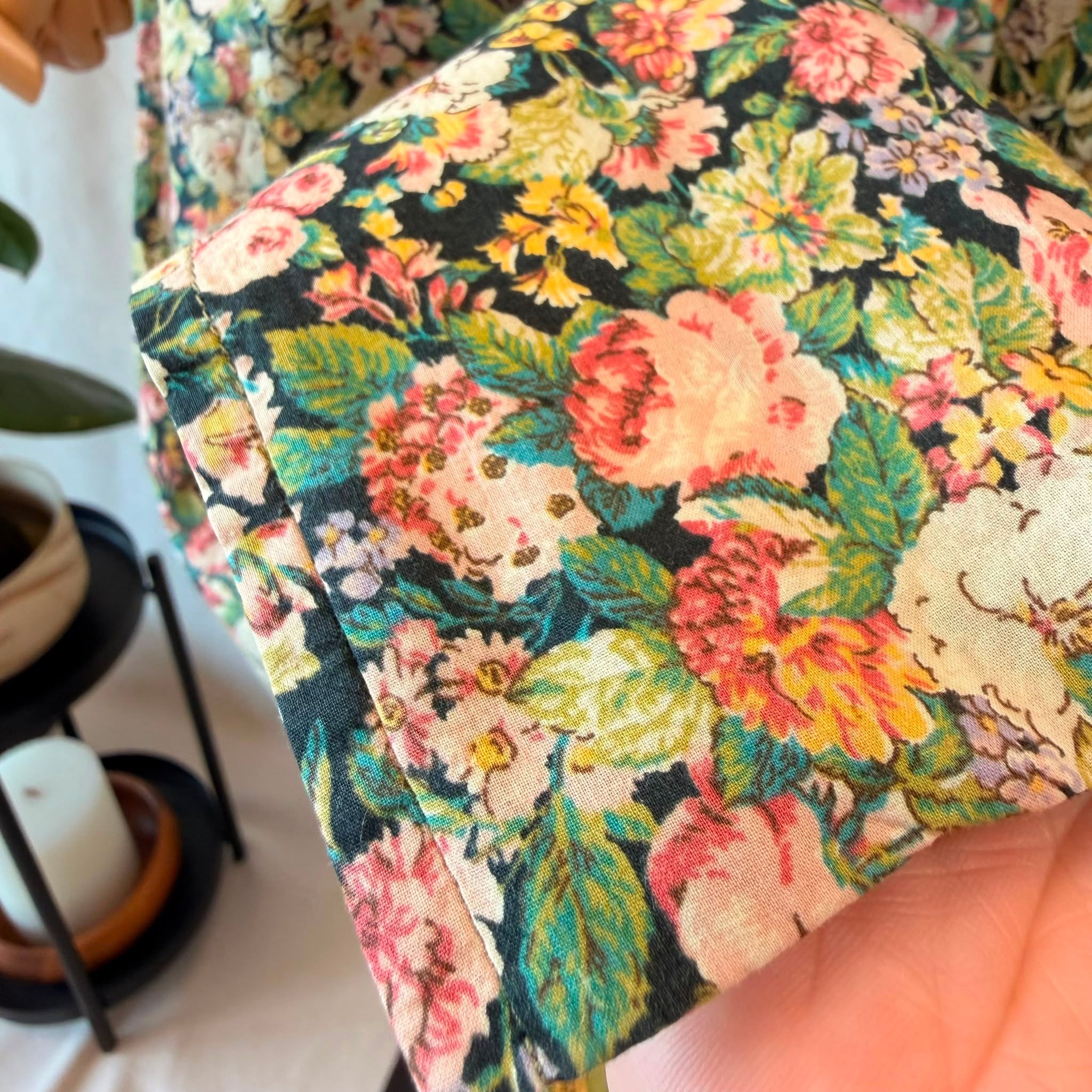 80s Floral Shirt Dress — 6