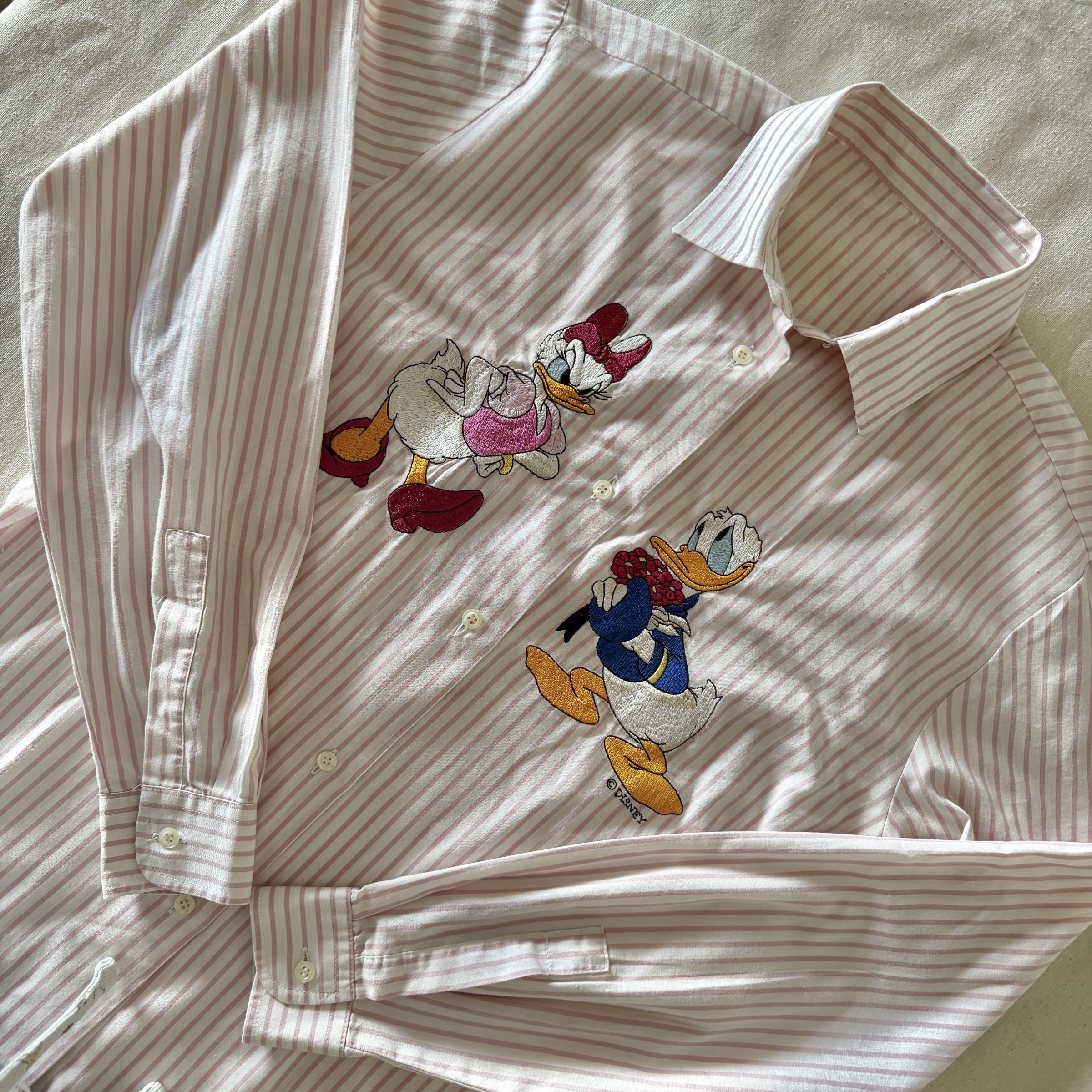 90s Pink Striped Shirt — 5