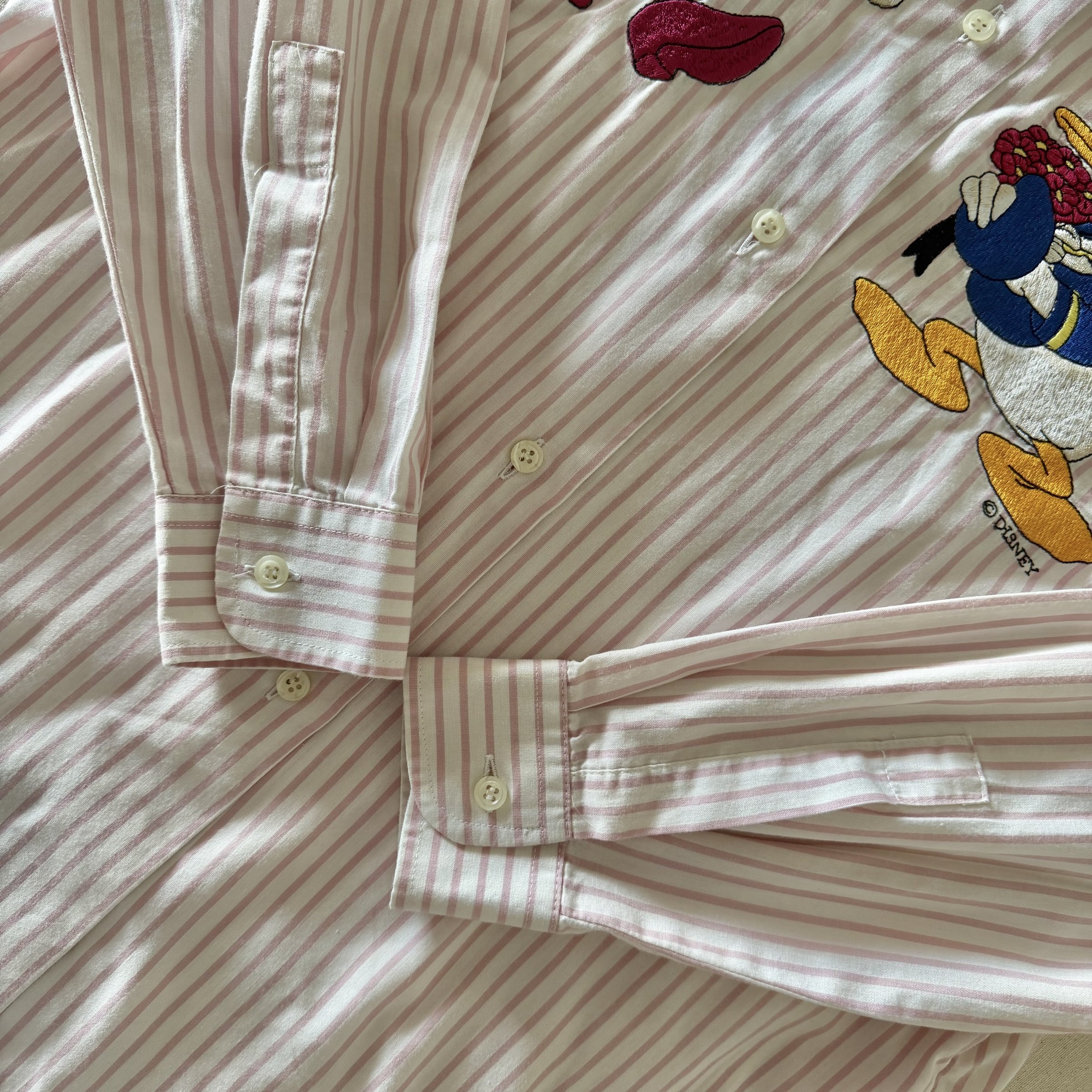 90s Pink Striped Shirt — 7