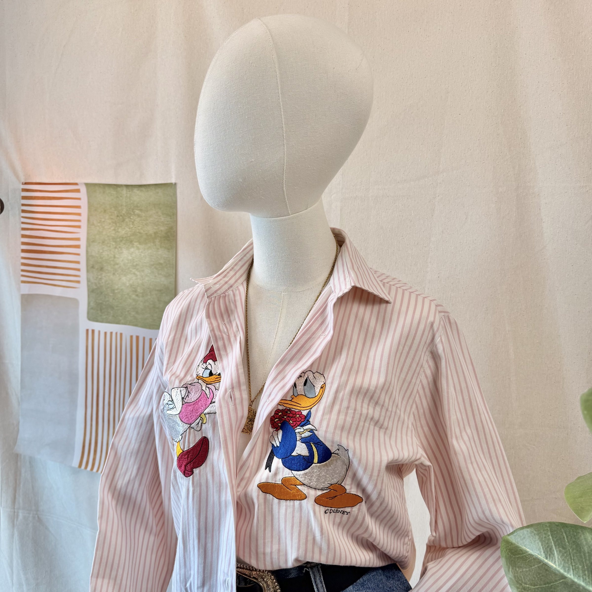 90s Pink Striped Shirt — 4