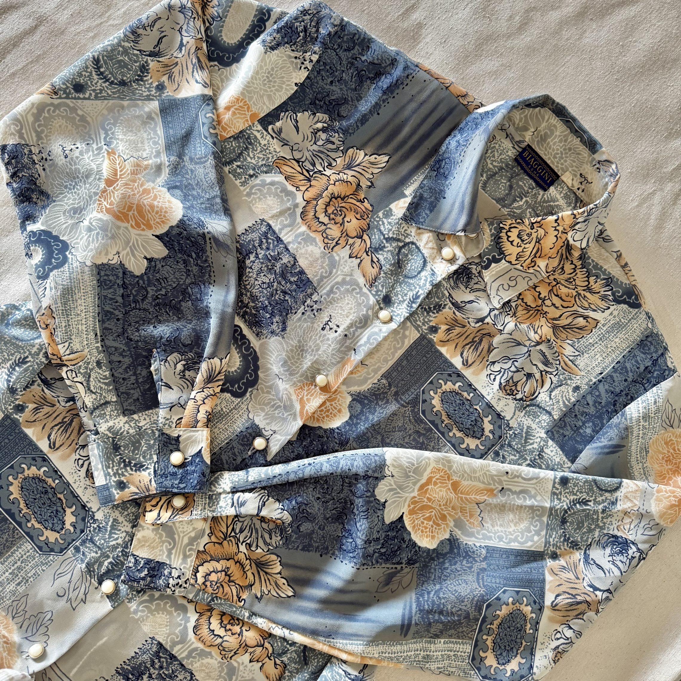 80s Patchwork Long Sleeve Shirt — 4